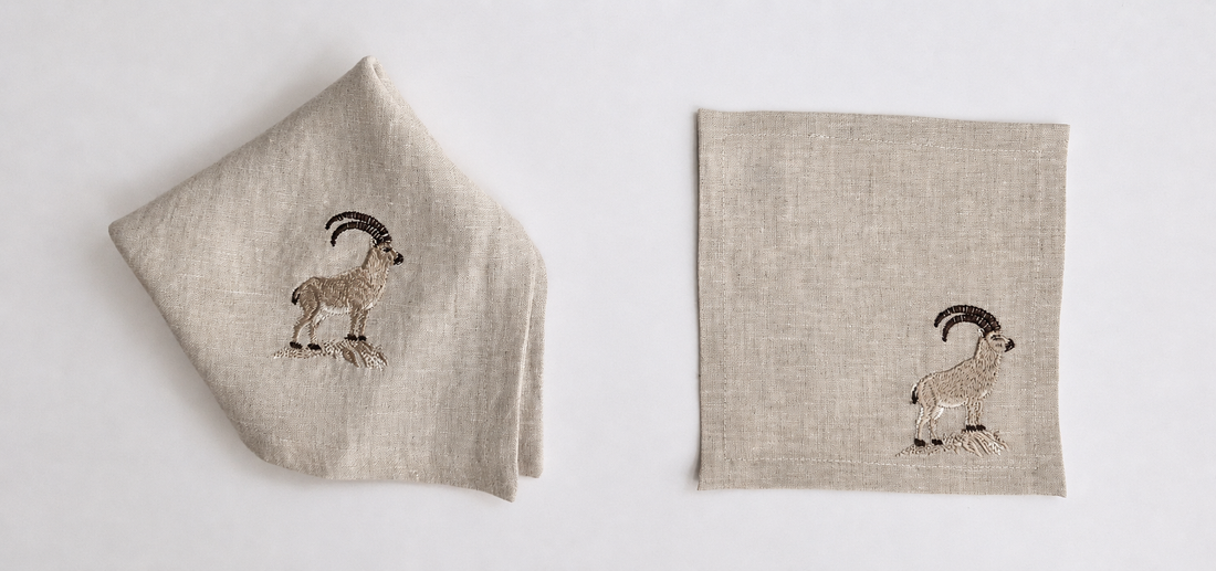 Two Napkins, Two Finishes