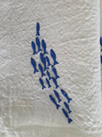 Amalfi Sardines Napkins in Off-White – Set of 4