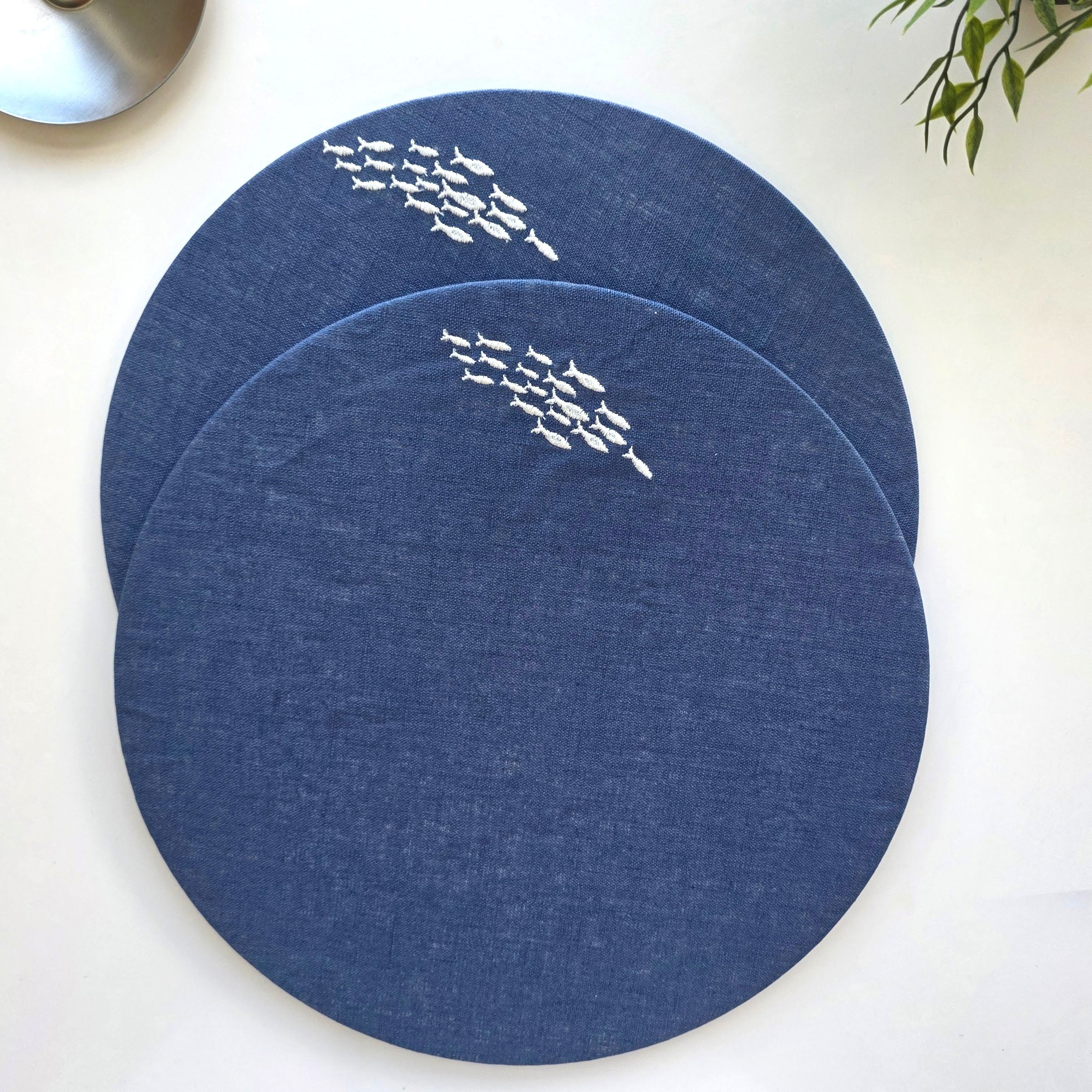 Amalfi Sardines Complete Set in Mediterranean Blue