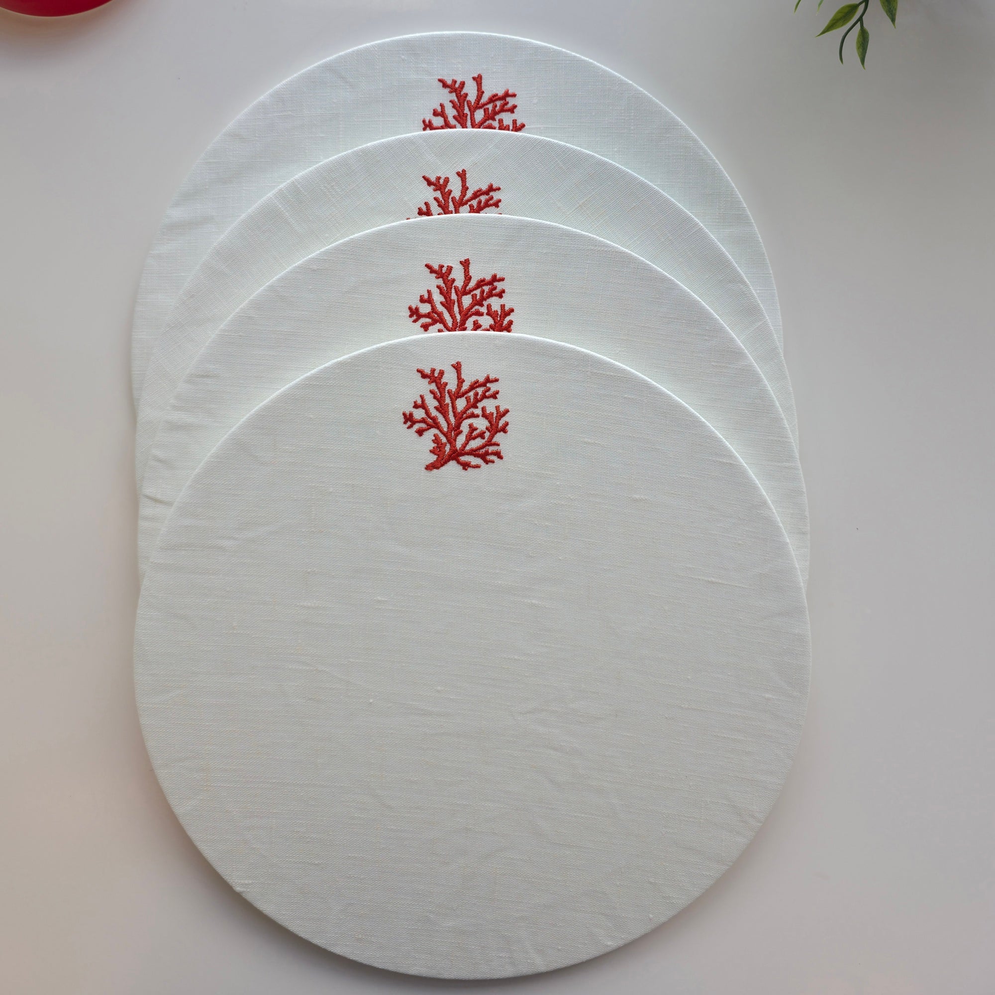 Toscana Coral Complete Set in Off-White