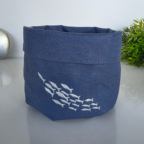 Conjunto Completo de Sardinas Amalfi en Azul Mediterráneo