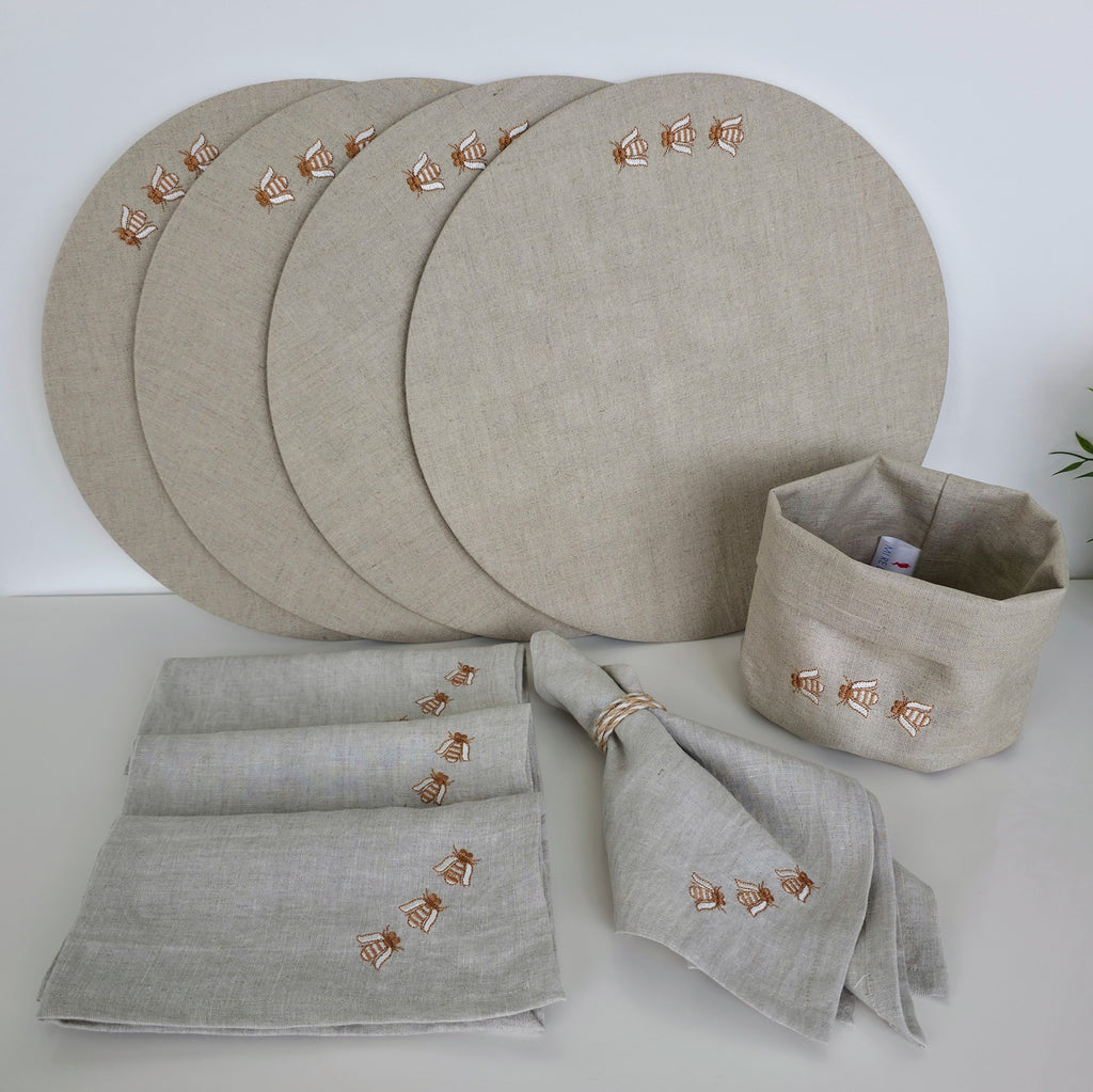 Conjunto Completo Toscana Bee en Piedra Avena