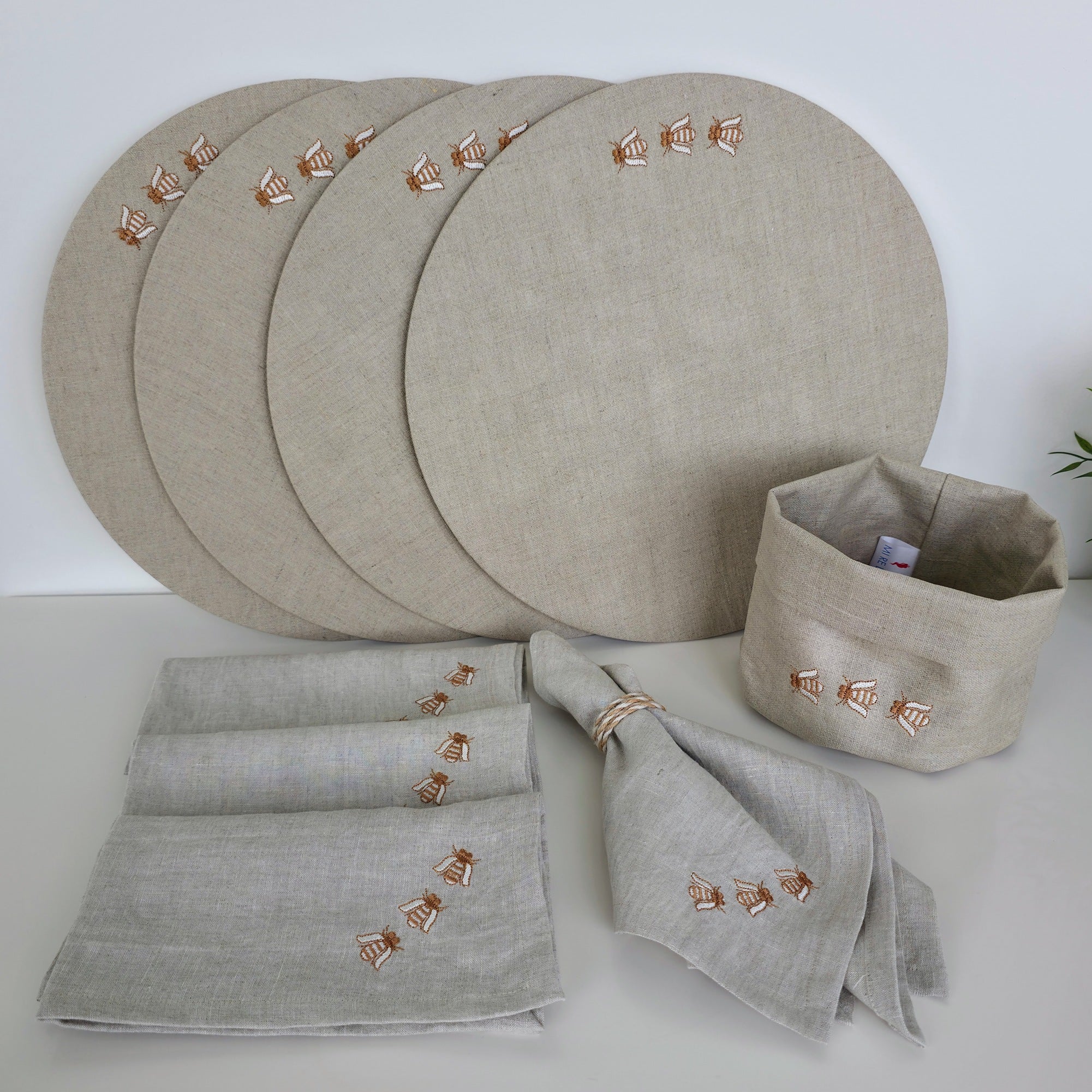 Conjunto Completo Toscana Bee en Piedra Avena