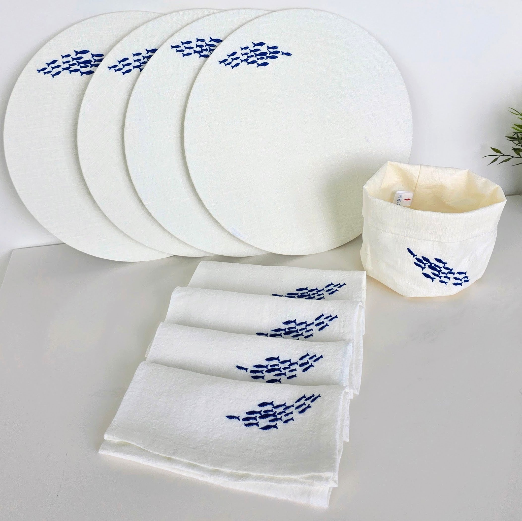 Amalfi Sardines Complete Set in Off-White
