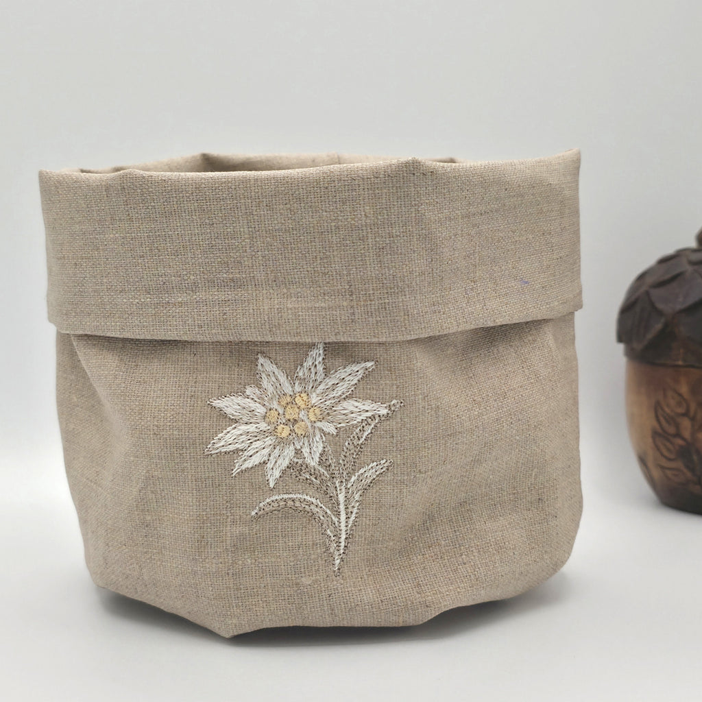 Cortina Stella Alpina Basket in Oatmeal Stone