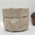 Cortina Stella Alpina Basket in Oatmeal Stone