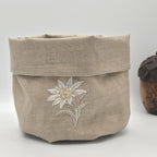 Cortina Stella Alpina Basket in Oatmeal Stone