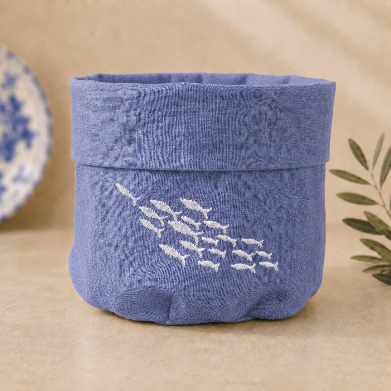 Amalfi Blue Basket - Fish