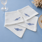 Amalfi Sardines Napkins in Off-White – Set of 4