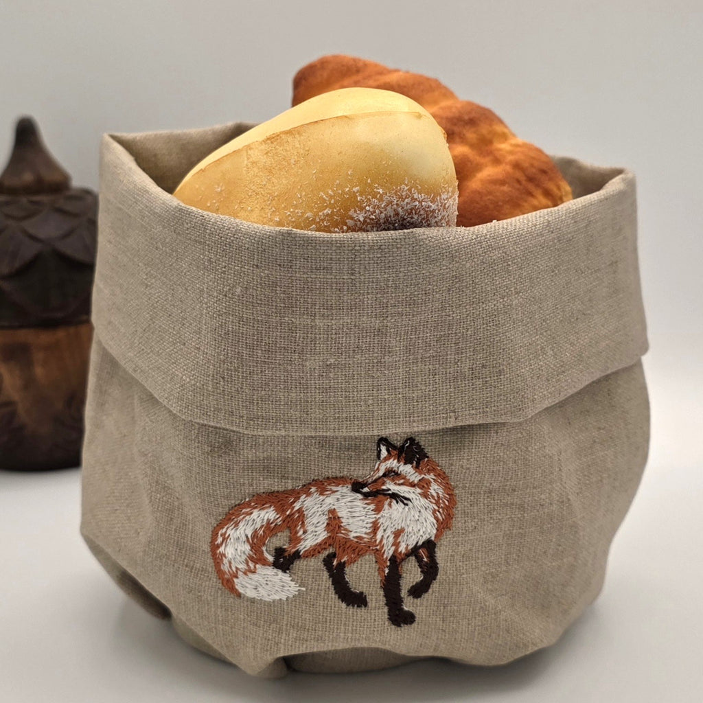 Cortina Volpe Basket in Oatmeal Stone