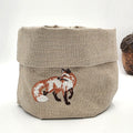 Cortina Volpe Basket in Oatmeal Stone