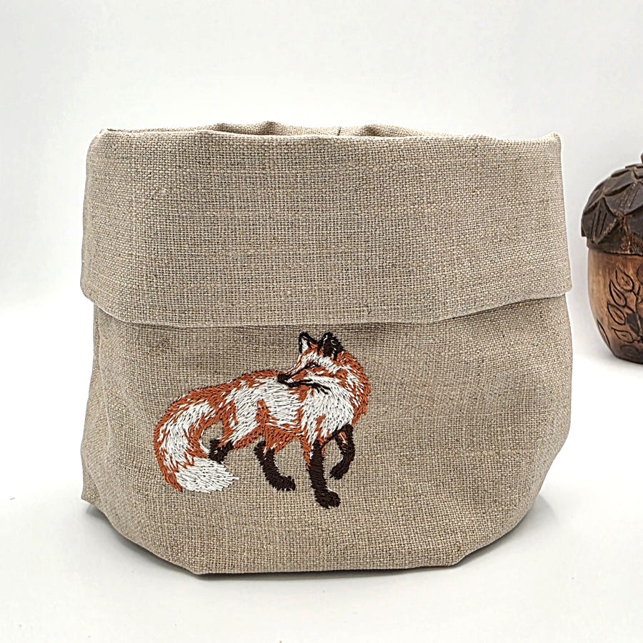 Cortina Volpe Basket in Oatmeal Stone