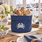 Cesta de cangrejos Amalfi en azul