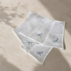 Toscana Dragonfly Napkins in Off-White – Set of 4