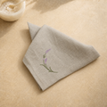 Toscana Lavender Napkins in Oatmeal Stone – Set of 4