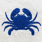 Servilletas Amalfi Crab en Blanco Roto – Set de 4