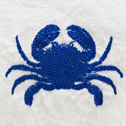 Servilletas Amalfi Crab en Blanco Roto – Set de 4