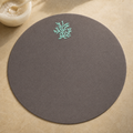 Dark Taupe Coral Coated Linen Placemats – Collezione Toscana, Set of 2