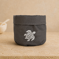 Toscana Turtle Basket in Dark Taupe