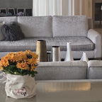 Cortina Volpe Basket in Oatmeal Stone