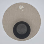 Cortina Stella Alpina Placemats in Oatmeal Stone — Set of 2