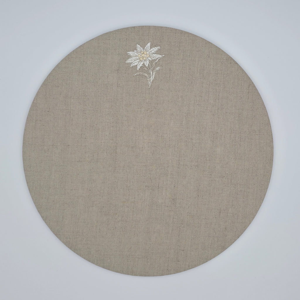 Cortina Stella Alpina Placemats in Oatmeal Stone — Set of 2