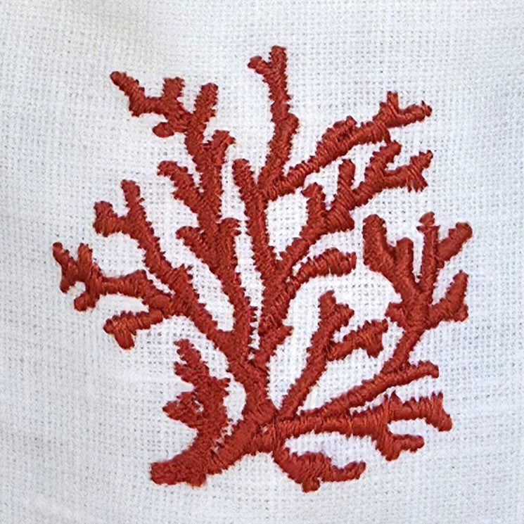 Toscana Coral Basket in Off-White