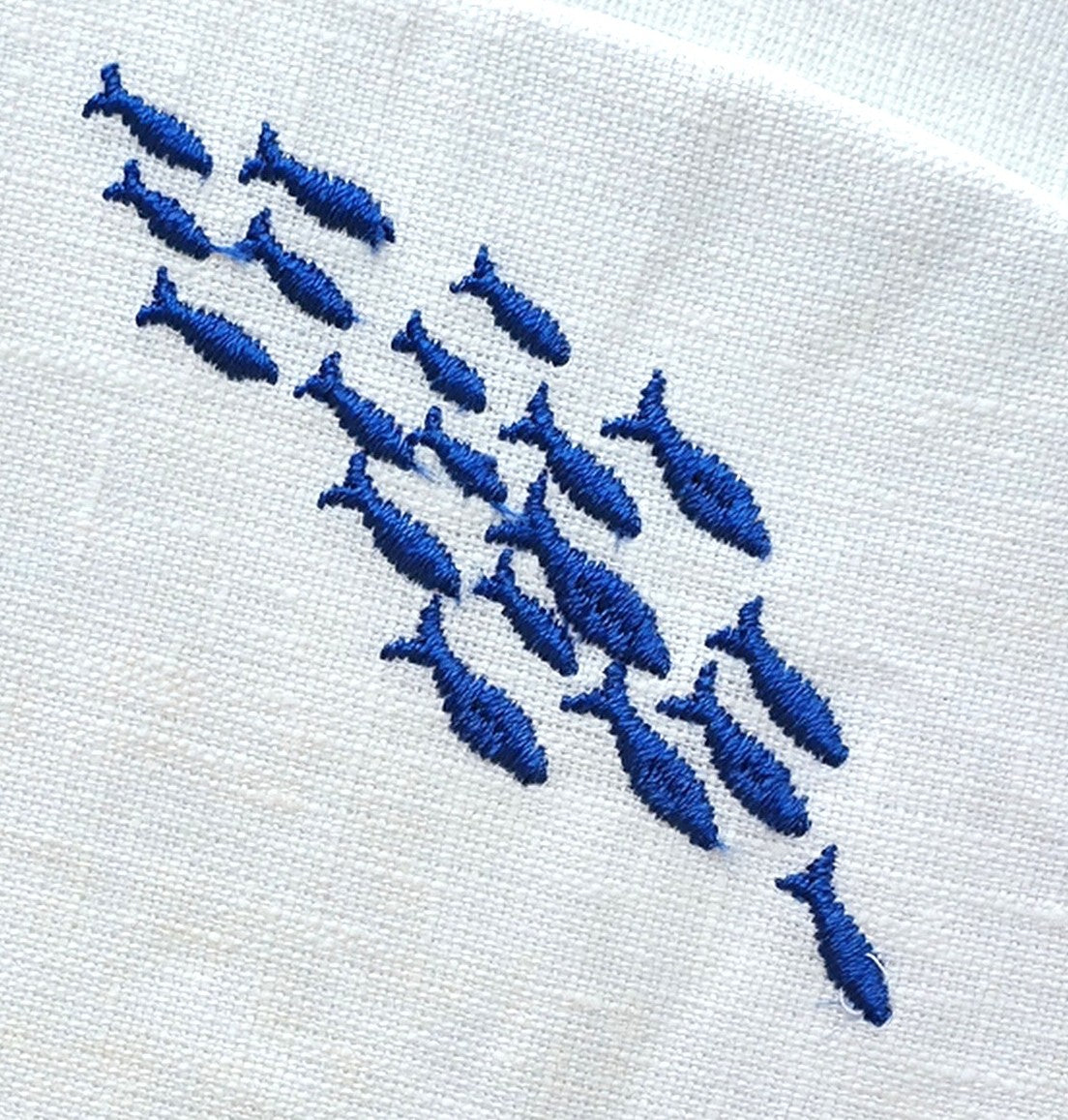 Amalfi Sardines Placemats in Off-White – Set of 2