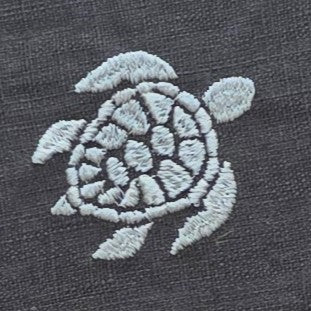 Toscana Turtle Basket in Dark Taupe